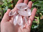 Polished Clear Quartz Crystal, Angel Tears x 35 From Madagascar - Toprock Gemstones and Minerals 