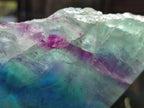 Polished On One Side Watermelon Fluorite Slices x 6 From Uis, Namibia - Toprock Gemstones and Minerals 