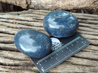 Polished Lazulite Galets x 12 From Madagascar