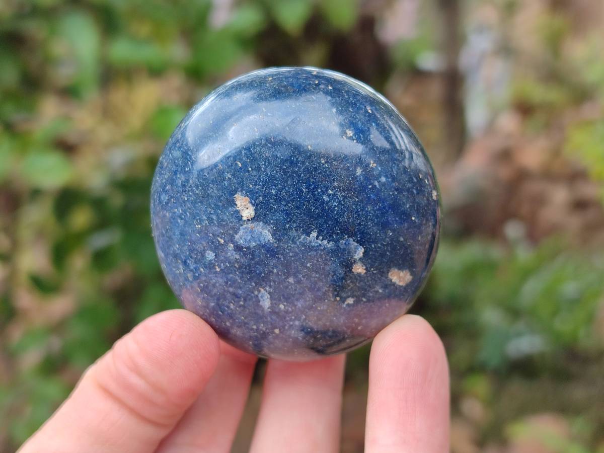 Polished Lazulite Galets x 12 From Madagascar - Toprock Gemstones and Minerals 