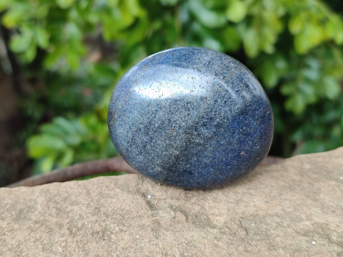 Polished Lazulite Galets x 12 From Madagascar - Toprock Gemstones and Minerals 