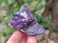 Natural Metallic Purpurite Specimens x 12 From Erongo, Namibia