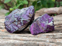 Natural Metallic Purpurite Specimens x 12 From Erongo, Namibia
