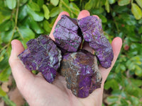 Natural Metallic Purpurite Specimens x 12 From Erongo, Namibia