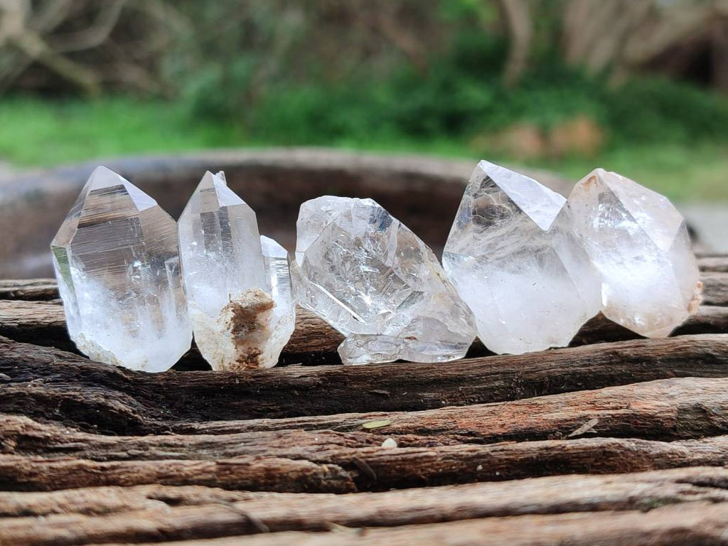 Natural Amethyst, Smokey And Clear Window Quartz Crystals x 35 From Brandberg, Namibia - Toprock Gemstones and Minerals 
