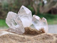 Natural Amethyst, Smokey And Clear Window Quartz Crystals x 35 From Brandberg, Namibia
