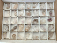 Natural Amethyst, Smokey And Clear Window Quartz Crystals x 35 From Brandberg, Namibia