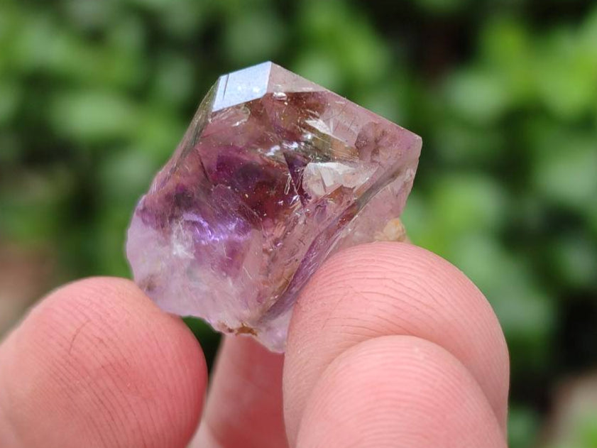 Natural Amethyst, Smokey And Clear Window Quartz Crystals x 35 From Brandberg, Namibia - Toprock Gemstones and Minerals 