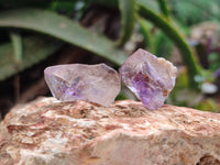 Natural Amethyst, Smokey And Clear Window Quartz Crystals x 35 From Brandberg, Namibia