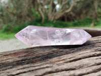 Polished Double Terminated Rose Quartz Crystals x 6 From Madagascar