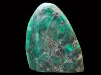 Polished Emerald Mica 'Mutokolite' Standing Free Forms x 4 From Mutoko, Zimbabwe