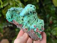 Natural Drusy Coated Chrysocolla With Various Inclusions x 3 From Lupoto Mine, Congo