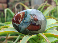 Polished Polychrome Jasper Galets x 12 From NW Coast, Madagascar