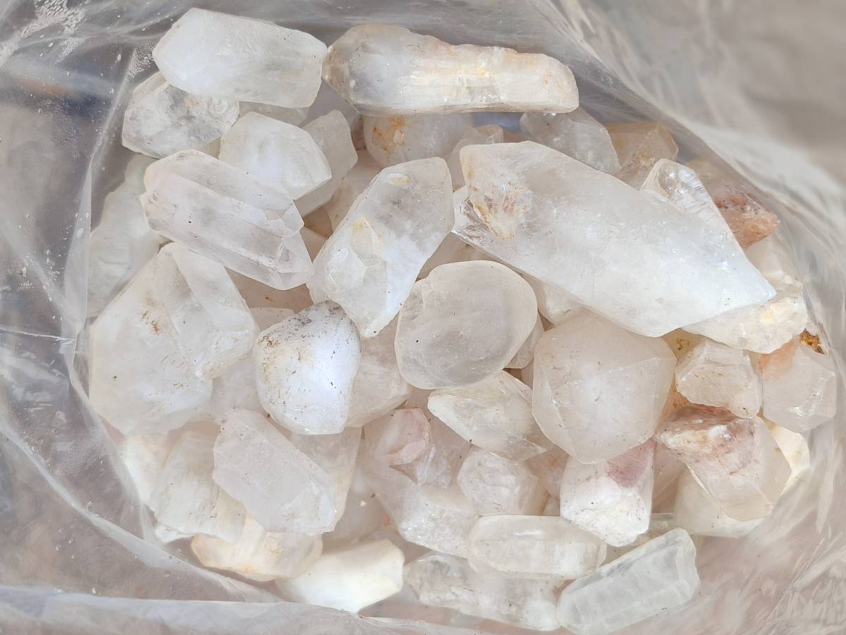 Natural Mine Run Quartz Crystals x  3.14 kg Lot From Madagascar - Toprock Gemstones and Minerals 