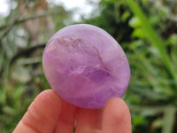 Polished Chevron Amethyst Galets x 20 From Madagascar