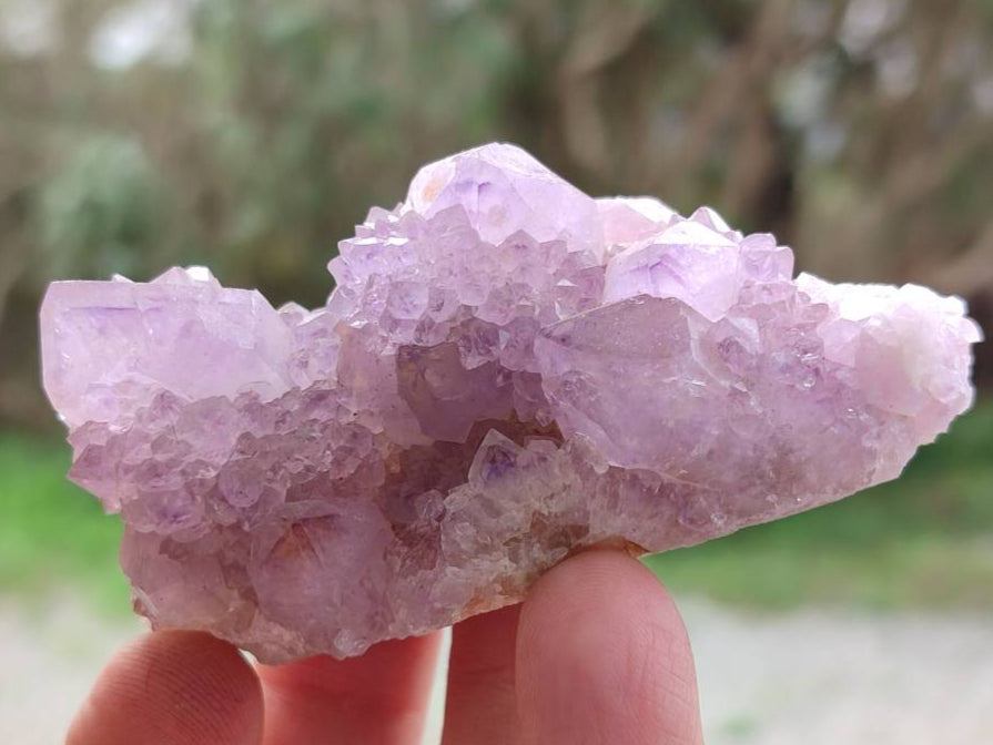 Natural Sunburst Amethyst Spirit Quartz Clusters x 12 From Boekenhouthoek, South Africa - Toprock Gemstones and Minerals 