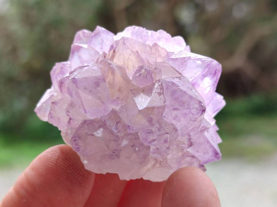 Natural Sunburst Amethyst Spirit Quartz Clusters x 12 From Boekenhouthoek, South Africa - Toprock Gemstones and Minerals 