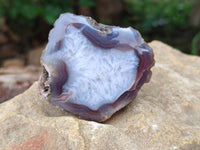 Polished Red Sashe River Agate Nodules x 6 From Sashe River, Zimbabwe