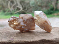 Natural Selected Luena Smokey Phantom Quartz Cluster and Crystals x 12 From Congo - Toprock Gemstones and Minerals 