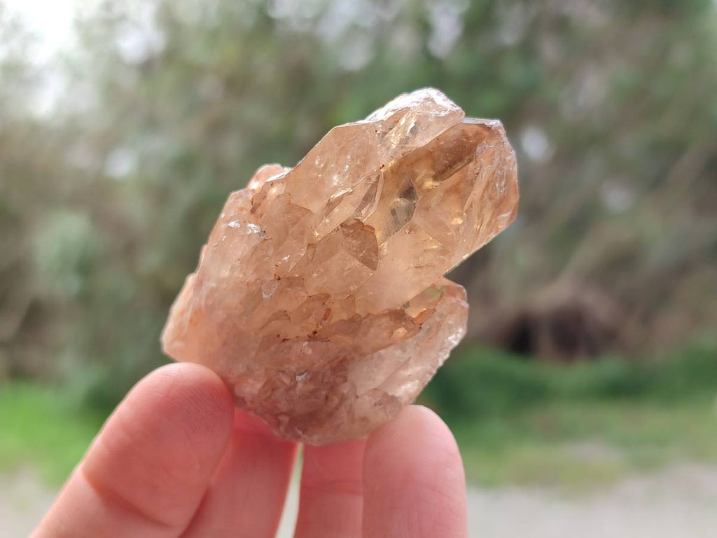 Natural Selected Luena Smokey Phantom Quartz Cluster and Crystals x 12 From Congo - Toprock Gemstones and Minerals 