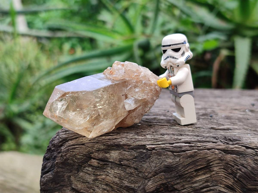 Natural Selected Luena Smokey Phantom Quartz Cluster and Crystals x 12 From Congo - Toprock Gemstones and Minerals 