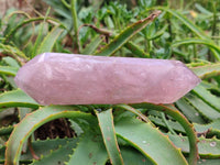 Polished Double Terminated Rose Quartz Crystals x 5 From Madagascar
