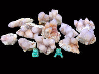 Natural Ametrine and Amethyst Spirit Quartz Clusters x 12 From South Africa