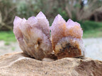 Natural Ametrine and Amethyst Spirit Quartz Clusters x 12 From South Africa - Toprock Gemstones and Minerals 