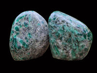 Polished Emerald Mica 'Mutokolite' Standing Free Forms x 4 From Mutoko, Zimbabwe