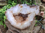 Polished XXL Agate Geode x 1 From Madagascar - Toprock Gemstones and Minerals 