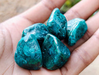 Polished Dioptase Free Forms x 41 From Likasi, Congo