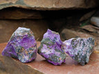 Natural Stichtite Cobbed Specimens x 35 From Barberton, South Africa - Toprock Gemstones and Minerals 