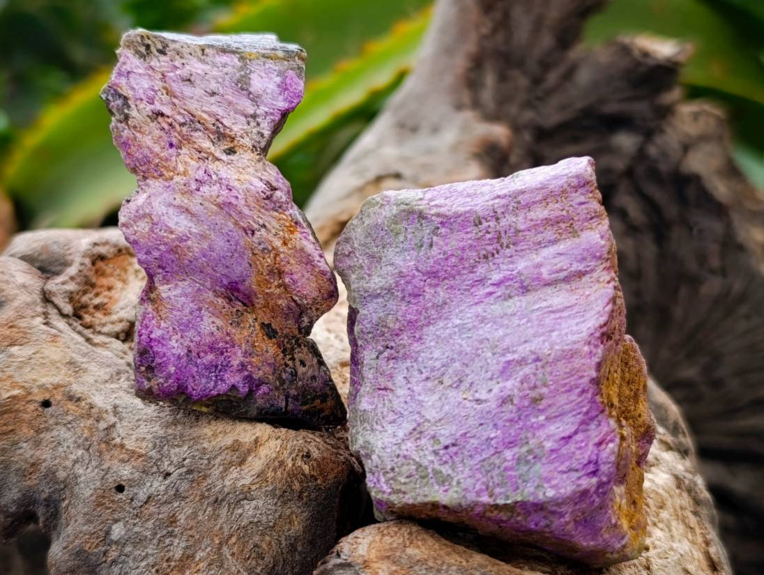 Natural Stichtite Cobbed Specimens x 35 From Barberton, South Africa - Toprock Gemstones and Minerals 
