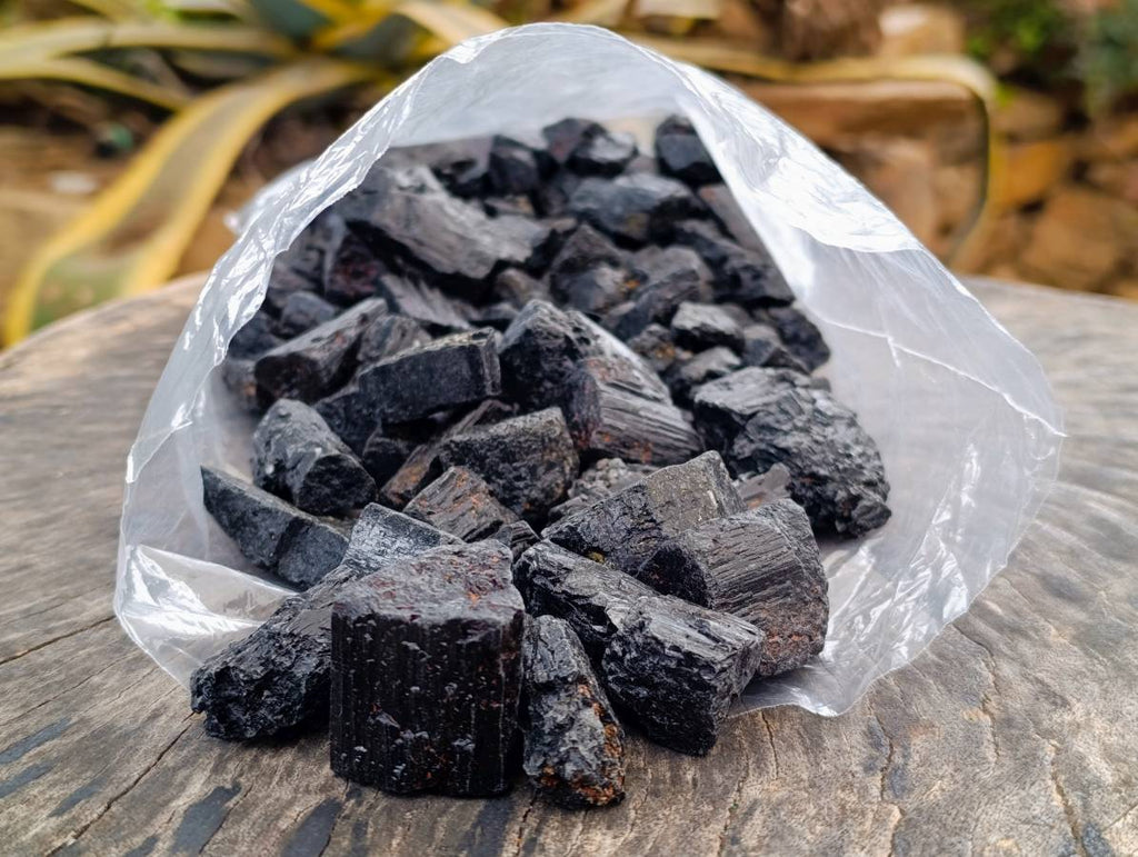 Natural Black Tourmaline Specimens x 2.68 Kg Lot From Zimbabwe - Toprock Gemstones and Minerals 