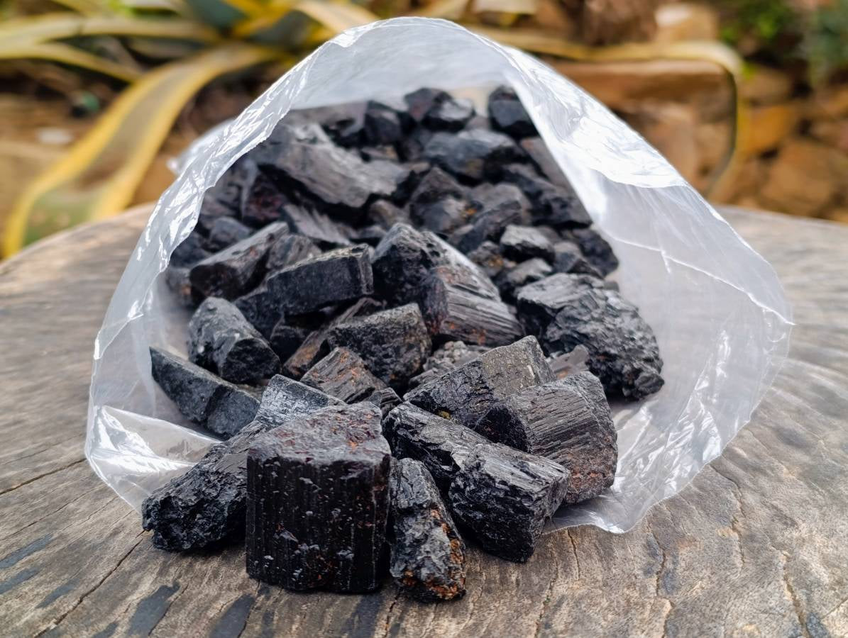 Natural Black Tourmaline Specimens x 2.68 Kg Lot From Zimbabwe - Toprock Gemstones and Minerals 