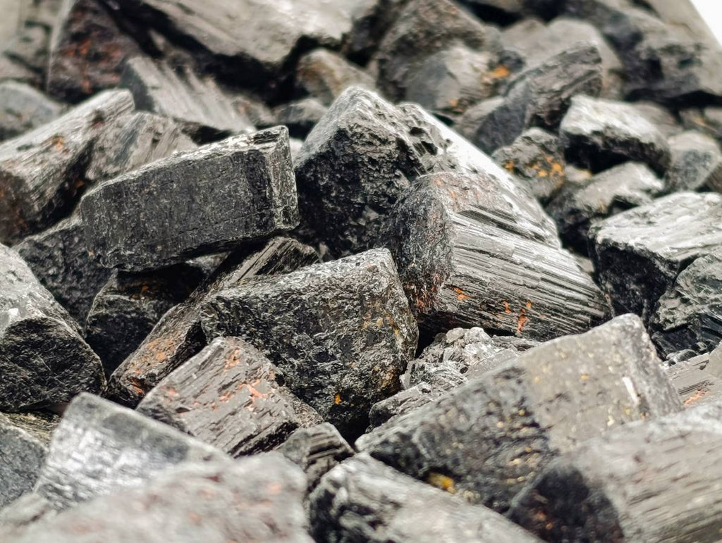 Natural Black Tourmaline Specimens x 2.68 Kg Lot From Zimbabwe - Toprock Gemstones and Minerals 