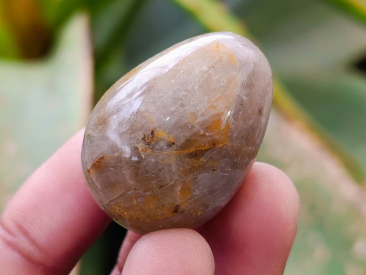 Polished Smokey Quartz Eggs x 35 From Madagascar - Toprock Gemstones and Minerals 