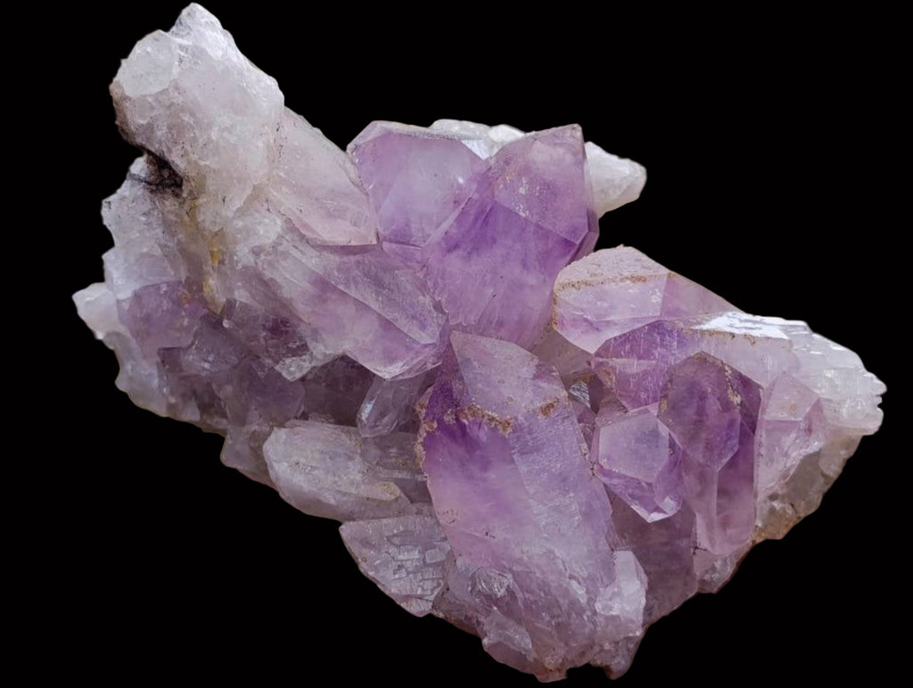 Natural Jacaranda Amethyst Quartz Crystal Clusters x 2 From Mumbwa, Zambia - Toprock Gemstones and Minerals 