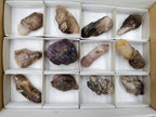 Natural Window Amethyst Crystals x 12 From Chiredzi, Zimbabwe - Toprock Gemstones and Minerals 