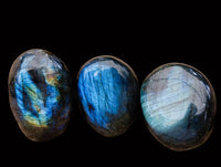 Polished Labradorite Galets x 20 From Tulear, Madagascar
