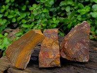 Natural Nguni Jasper Cobbed Specimens x 12 From Northern Cape, South Africa
