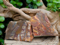 Natural Nguni Jasper Cobbed Specimens x 12 From Northern Cape, South Africa