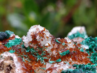 Natural Ball Malachite and Drusy Quartz On Dolomite Matrix Specimens x 6 From Mindingi Mine, Kambove, Congo