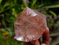 Polished Mixed Inclusion Quartz Crystals x 6 From Madagascar