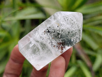Polished Mixed Inclusion Quartz Crystals x 6 From Madagascar