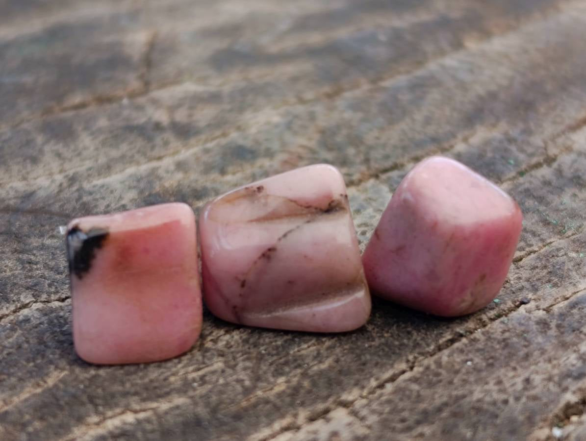 Polished Rhodonite Tumbled Stones x 6.1 Kg Lot  From Ambindavato, Madagascar - Toprock Gemstones and Minerals 