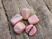 Polished Rhodonite Tumbled Stones x 6.1 Kg Lot  From Ambindavato, Madagascar