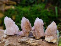 Natural Amethyst Spirit Quartz Crystals x 35 From Boekenhouthoek, South Africa
