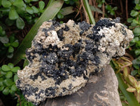 Natural Schorl Black Tourmaline with Mica x 1 From Erongo, Namibia