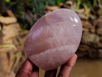 Polished Rose Quartz Standing Free Form x 4 From Madagascar
